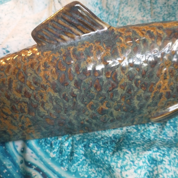 VERY EXQUISITE AND AMPLE CARLOS VILLANUEVA FISH SCULPTURE - Picture 13 of 16